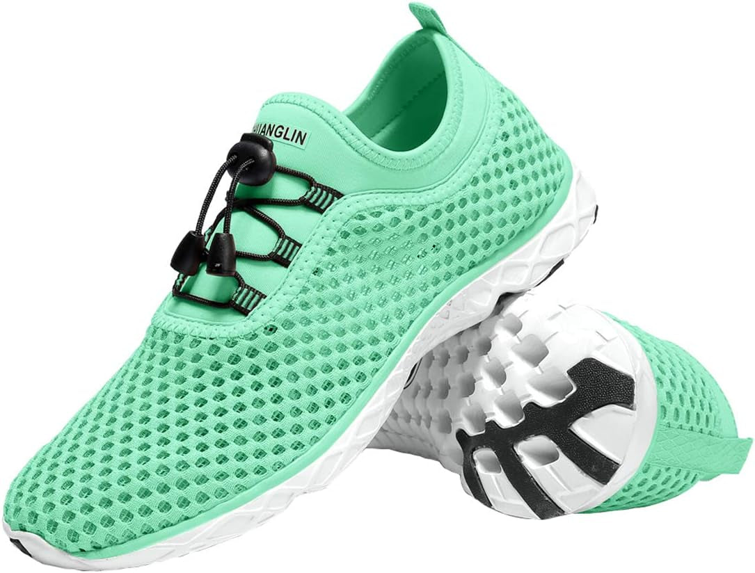 Women'S Quick Drying Aqua Water Shoes,3-Second Drainage & All-Terrain for Swimming,Hiking,Yoga